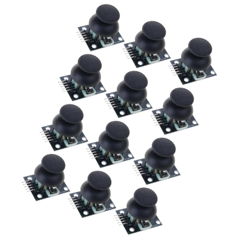 Pack Of 6/12 Two Axises Analogs Joysticks Module With Push Button For Robotics Drones Projects