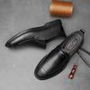 2025 Spring Autumn Hot Selling Men's Genuine Leather Casual Shoes Massage Sole Loafers Outdoor Commuting Men's Work Shoes