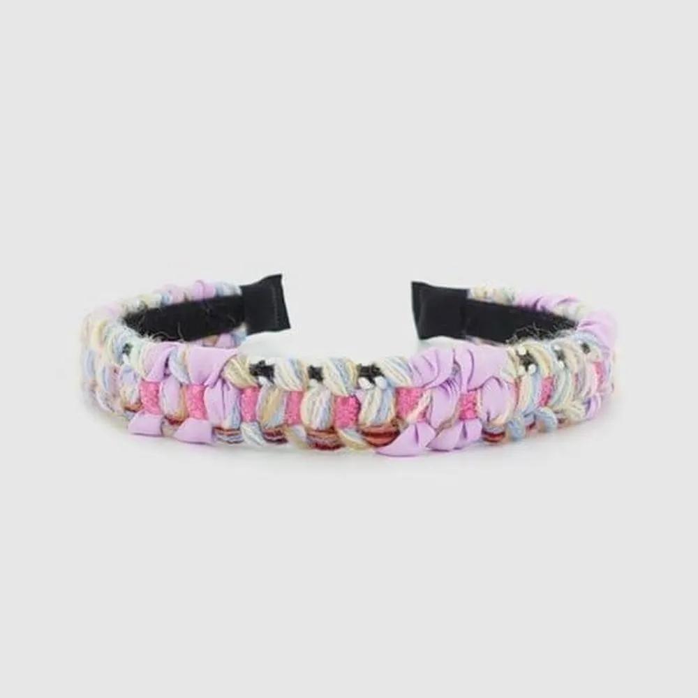 Lara Tweed Hairband P Pink LALAH414 3306036