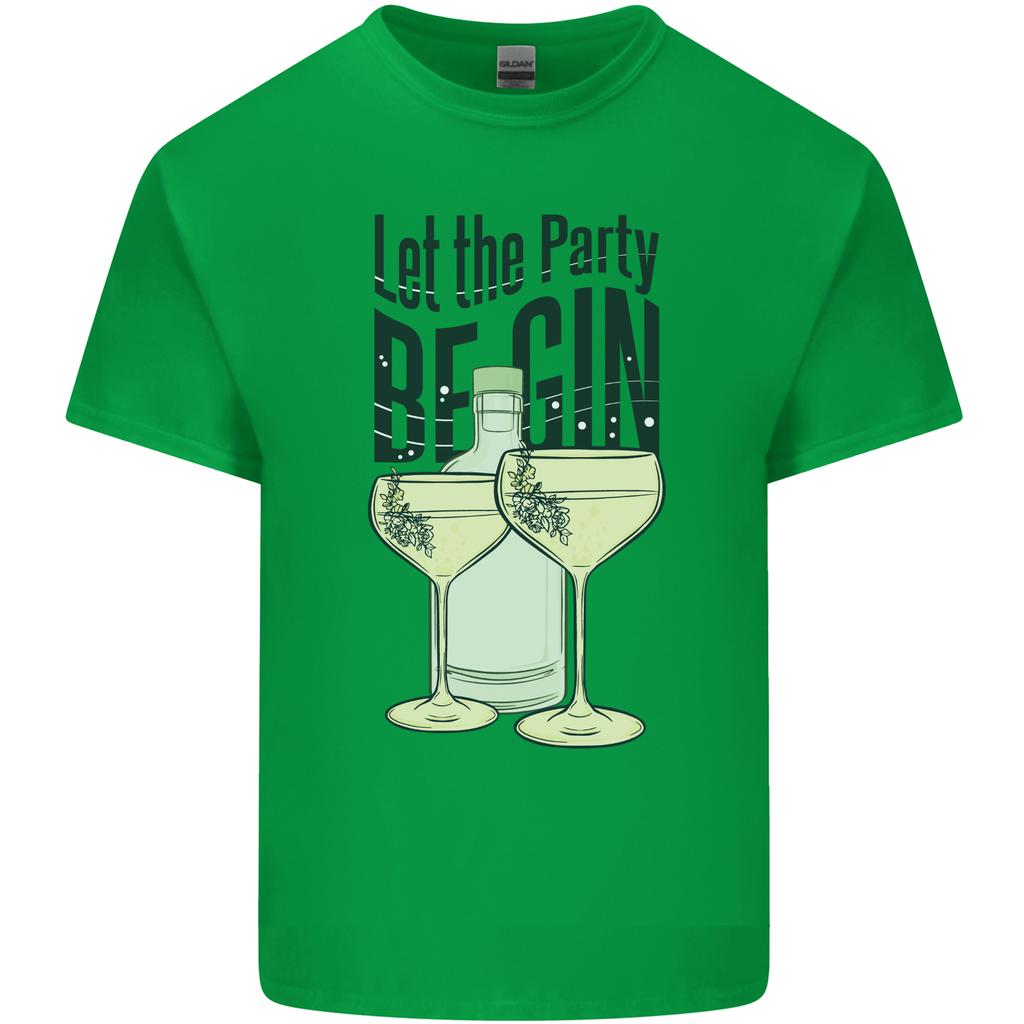 Let the Party be Gin Funny Alcohol Unisexs Light Cotton TShirt