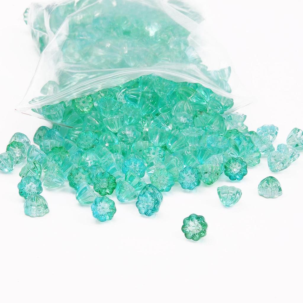 Lotus Pod Hairpin: Ancient Style, Imitation Jade, Lotus Pod Jewelry Loose Beads, DIY Glass Earring Materials