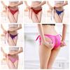 Nightwear Sleepwear Bowknot Lace G-string Crotchless Underwear Open Crotch Sexy Bondage Panties
