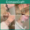 Stylish Amber Ping An Knot Bracelet For Women Spring 2024 New Chinese Wind Ethnic