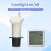 Wireless Liquid Level Sensor High-Precision Ultrasonic Water Level Sensor Liquid Level Monitoring High/Low Liquid Level Alarm