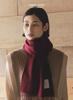 Burgundy Cashmere Solid [matti totti] 14. Scarf, 100% Cashmere, Large, Thick, Women's, Color, Long, Gift, Present, A0015B-17