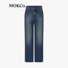 MO&Co. Women's Low-Waist Cropped Denim Jeans