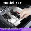 Accesorii pentru depozitare și ornamente pentru consola centrală și cotieră Tesla Model 3/Y.