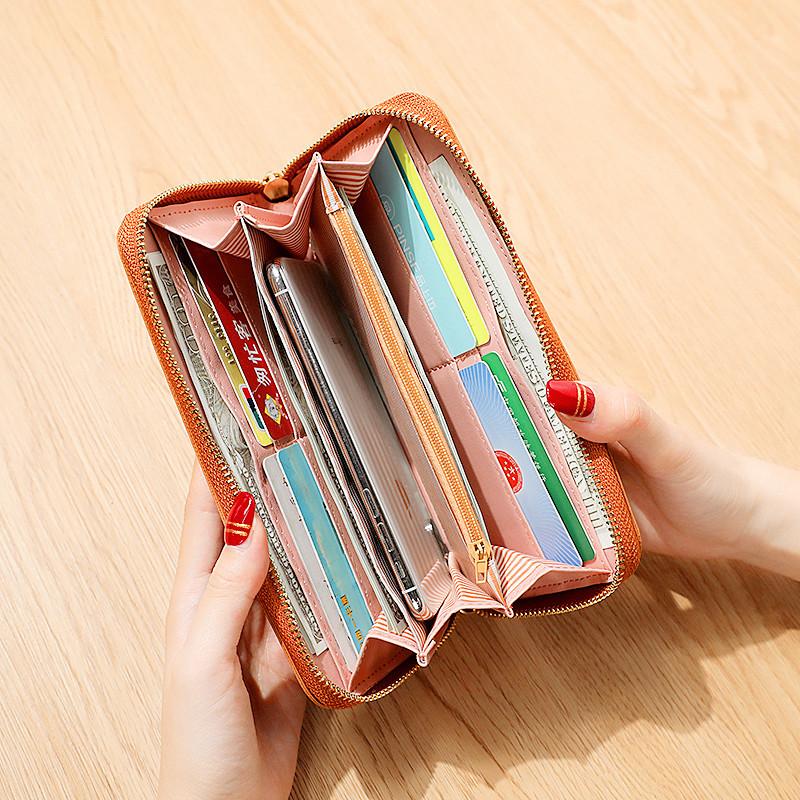 Fashion Long Women Wallets, Brand Purse, Female Purse, Women's Leather Wallet, Clutch Phone Bag ,Love Wallet,Christmas Gift, Valentine's Day Gift