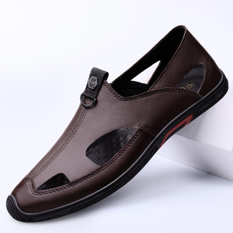 Men Casual Sneakers Breathable Loafers Sneakers 2024 New Fashion Comfortable Flat Handmade Retro Leisure Loafers Shoes Men Shoes