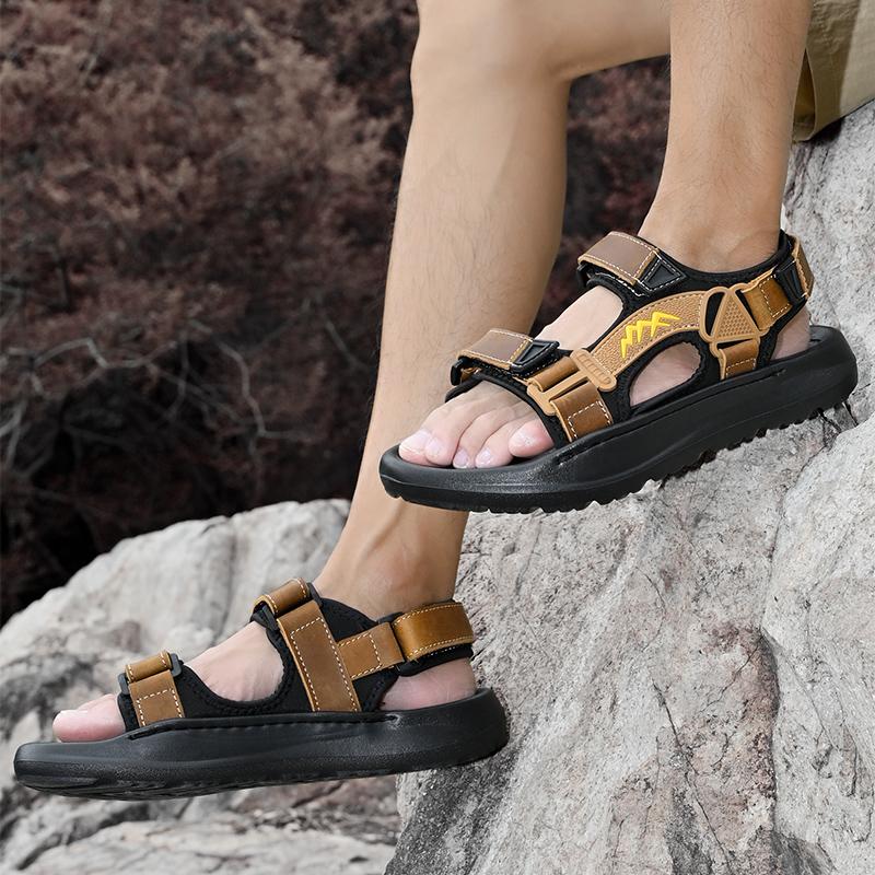 Fashion Summer Leisure Beach All-match Sandals Male Outdoor Comfortable Flats 2025 New Men's Sport Sandals Lightweight Men Walking Shoes