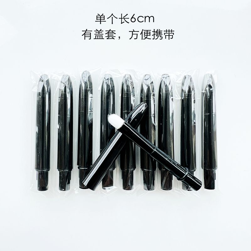 

Makeup Tools Lip Brush/Disposable Flocking Lipstick Lip Brush/Double End Eye Shadow Brush/Eye Cream Face Cream Scoop 10(Lipstick brush)