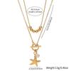 Jewelry Resort Wind Shell Starfish Casual Clavicle Chain OT Buckle Ocean Series Necklace Women