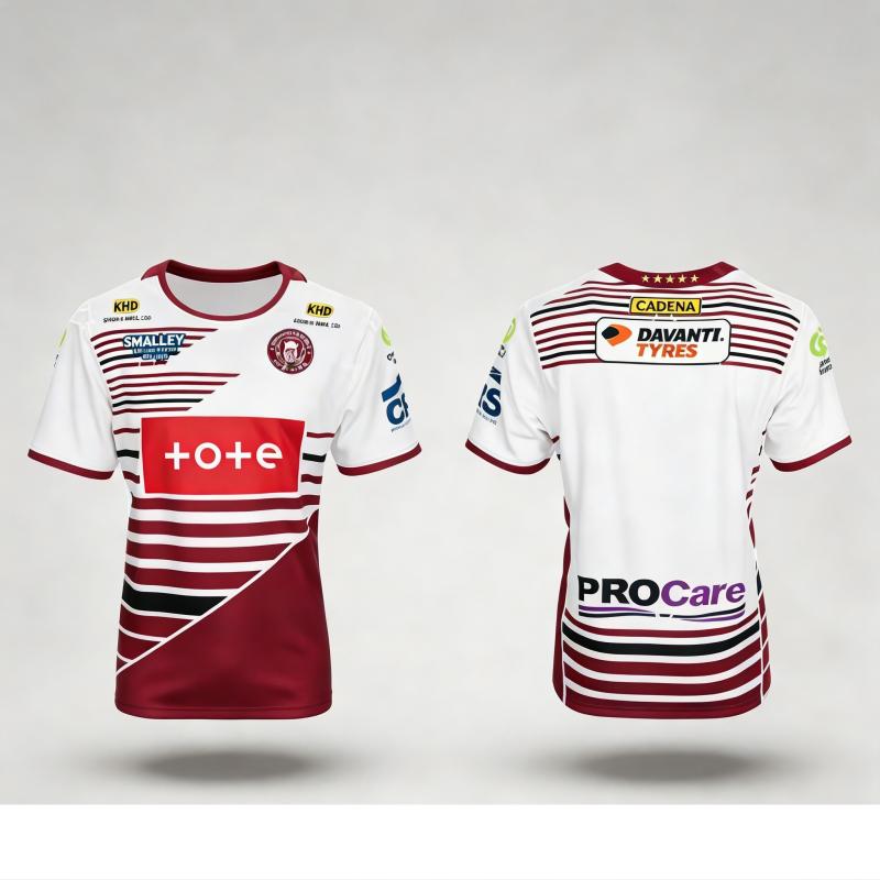 2026 Popular Wigan Warriors Away Jersey for Adults and Children Summer T-shirt Comfortable Breathable and Soft Family Kids Tees