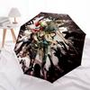 1pc Resident Evil- Automatic Opening/Closing Umbrella with Convenient Three-Fold Design, 8 Iron Ribs - for Outdoor Daily Use, Travel A07