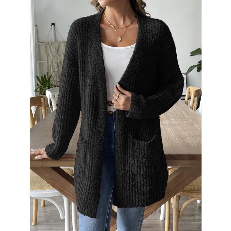 Women S Loose Long Sleeve Cardigan Sweater For Autumn Winter