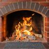 Fireproof Fireplace Hearth Rug Non Slip Protection Mat Flame Resistant Pad For Fireplace, Stove Protection - RIpj