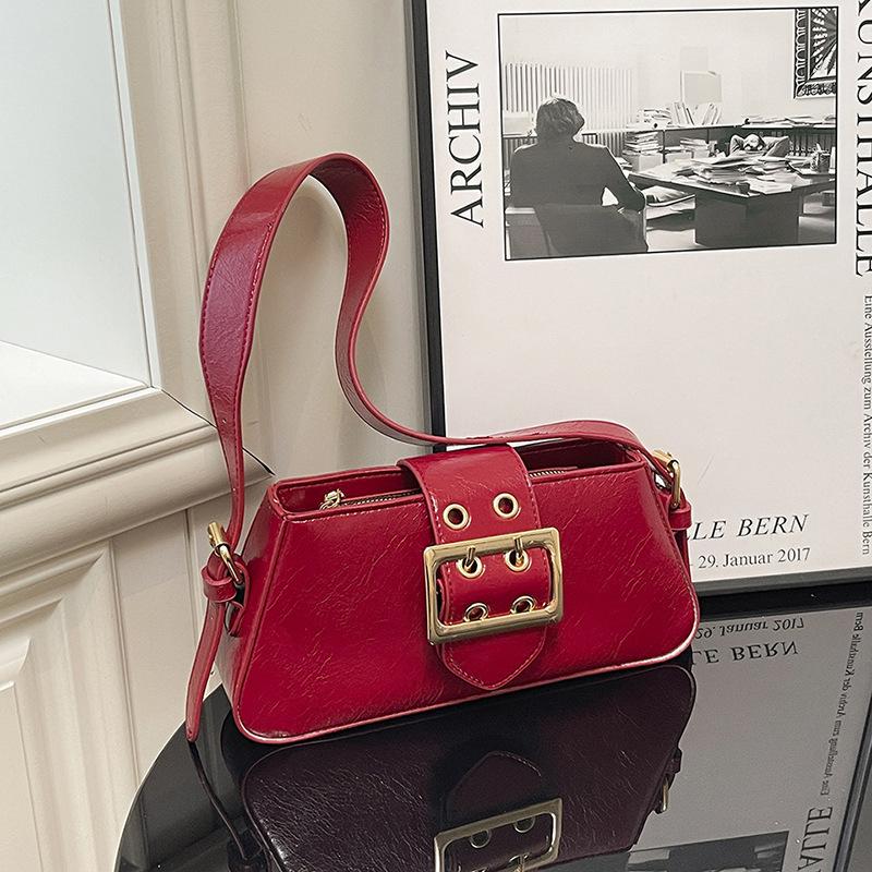 Premium Retro Shoulder Bag Women's New Versatile Fashion Underarm Bag Niche Work Commuter Bag