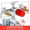 Dual Pressure Gauges Air Compressor Control Switch  Pneumatic Power