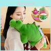 Adorable Original Creative Flip Plush Toy Dragon Fruit Dinosaur Doll Birthday Gift