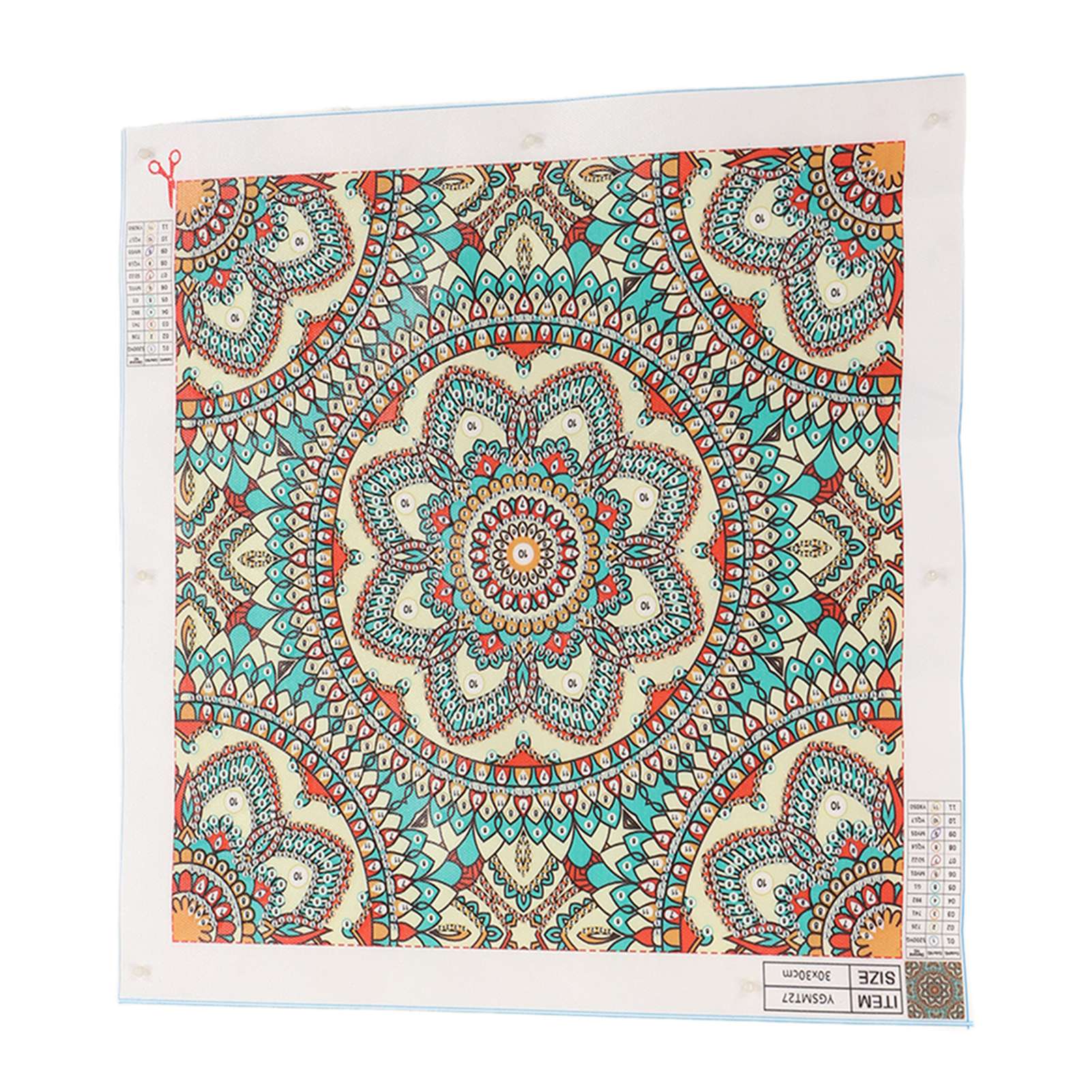 

Набор для рисования стразами в стиле мандала, экологичный, не выцветающий, с эффектом свечения, снимающий стресс, 5D