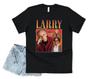 Larry David Homage T-shirt Tee Funny Comedy Legend Icon 80's 90's Retro USA