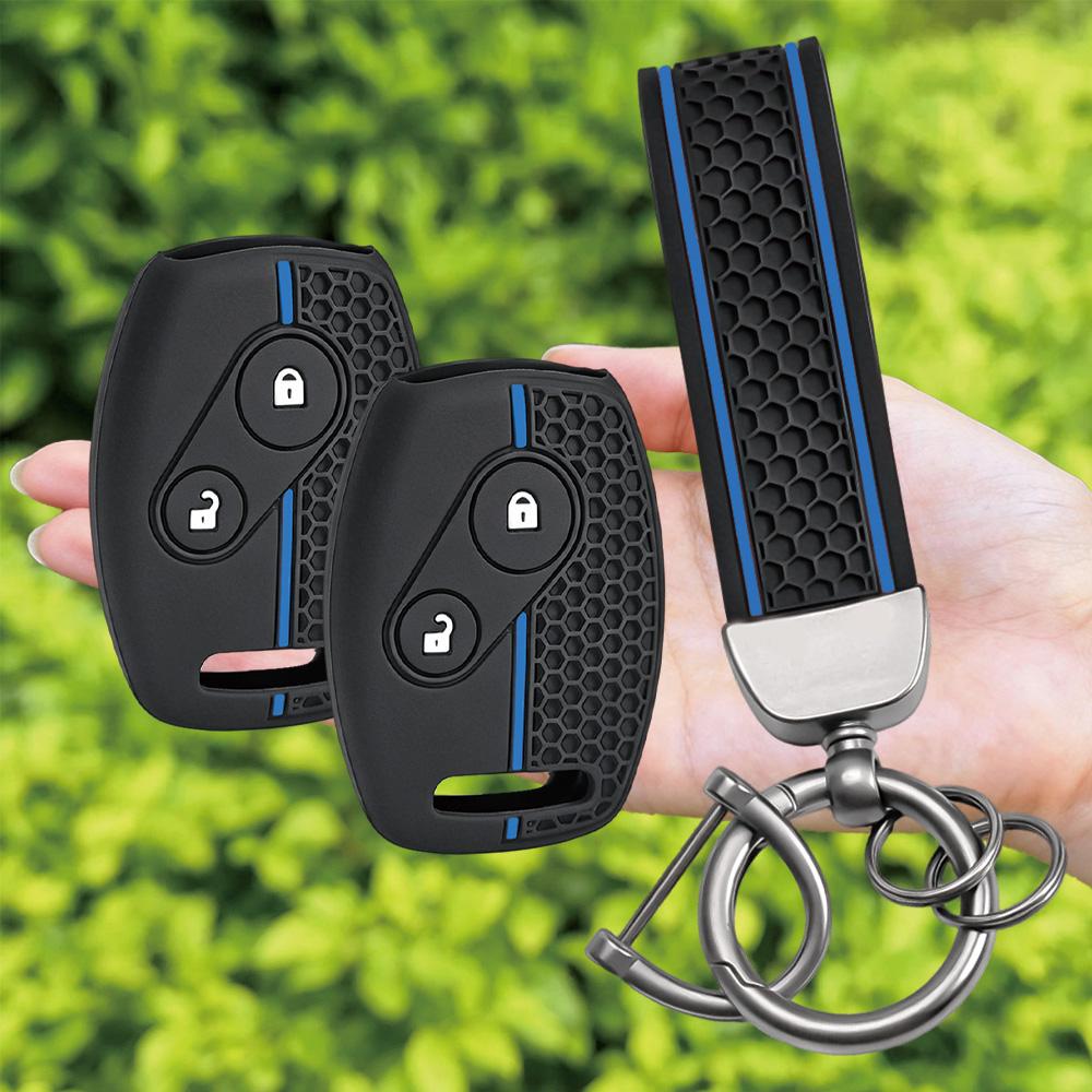 New Silicone Car Key Case Cover Keychain Fob for Honda Accord 7 Jazz FRV Civic CR-V 2008 Crz Insight Fit SRV Chord 7 Gr8 150R