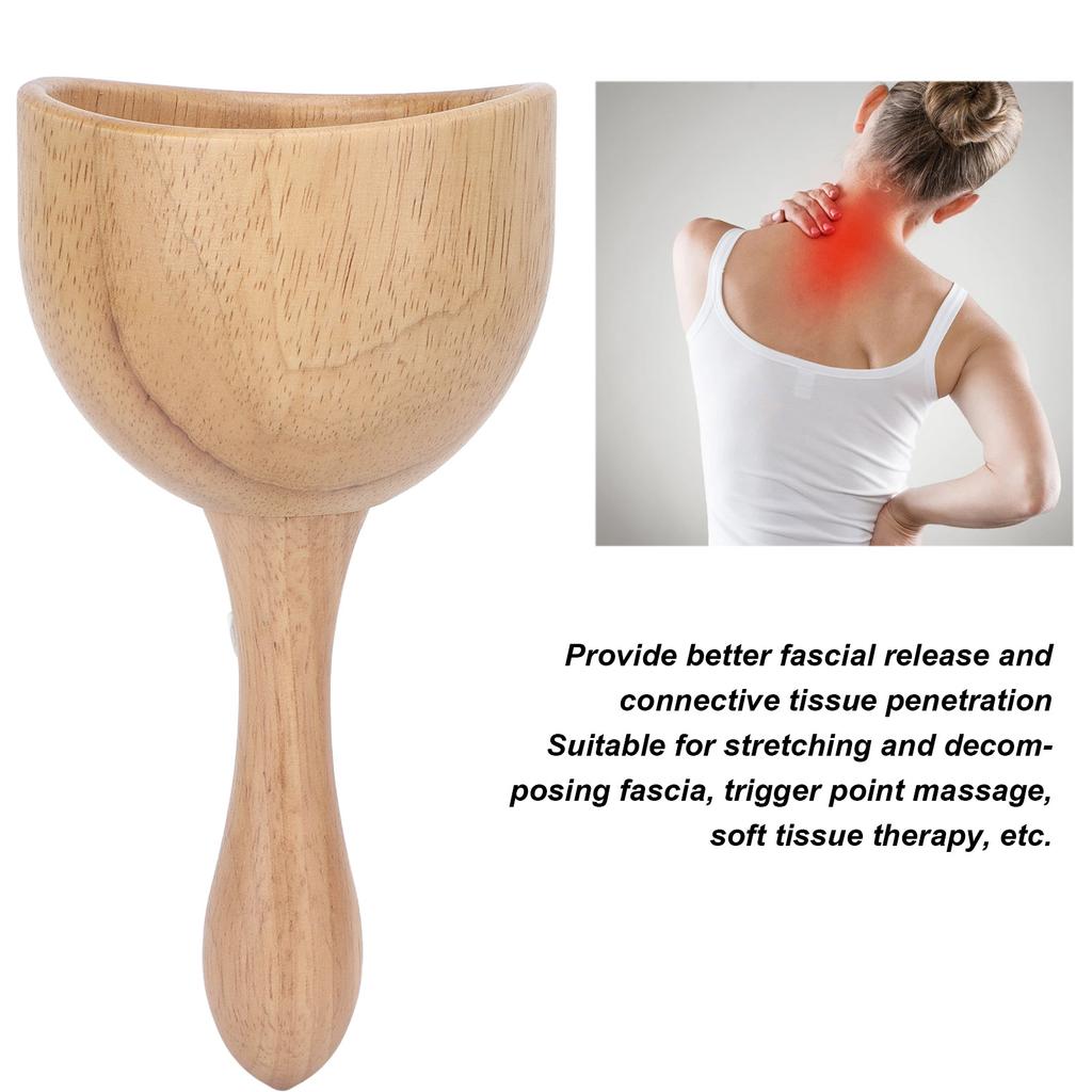 Wooden Massage Tool Cellulite Remover Lymphatic Drainage Fascia Massage Cup for Legs Waist
