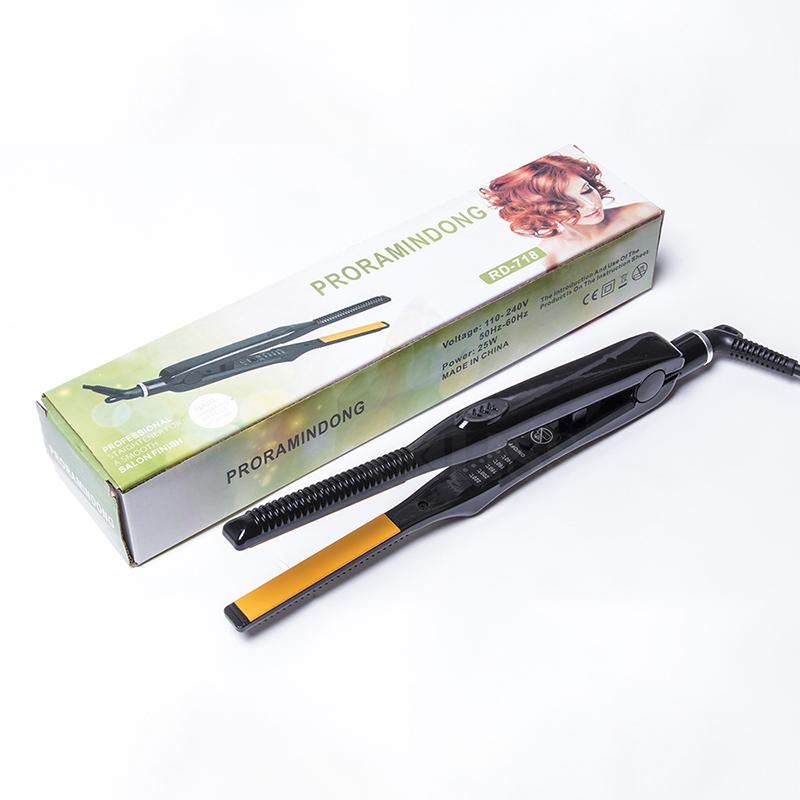 Professional 2 In 1 Hair Straightener And Curler Flat Iron Fast Heating Household Hair Styling Tools