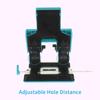 KW-  Zwei-Loch-Locher Handheld Metall-Locher   Lochabstand 70mmCelsius80mm 70   Blattkapazität 6mm für A4Celsius   Celsius A5Cel