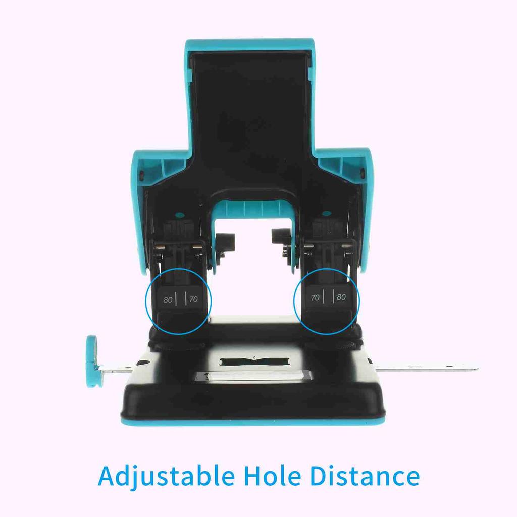 KW-  Zwei-Loch-Locher Handheld Metall-Locher   Lochabstand 70mmCelsius80mm 70   Blattkapazität 6mm für A4Celsius   Celsius A5Cel