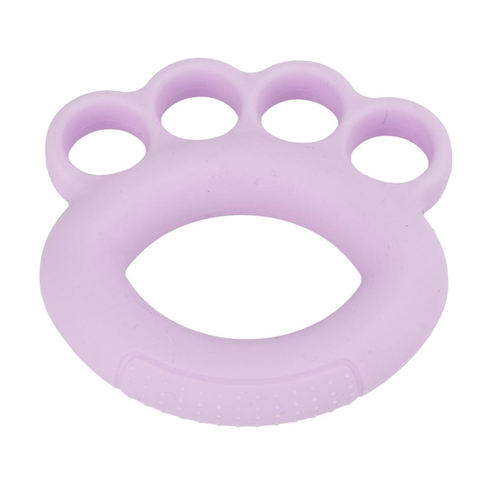 Finger Strength Trainer Hand Grip Exerciser Strengthener Silicone for Children AdultPurple
