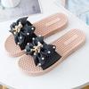 Fashion Flat Woman Slippers Bathroom Sandals Small Size On Offer Shoe Wholesale Summer 2025 Shoes for Women Korea Style Slides Promotion