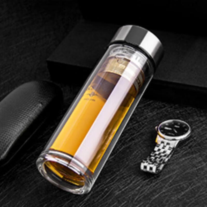 FUGUANG BESTJOY Double-Layer Glass Tea Infuser Bottle