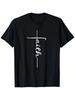 Christian Faith Cross Script - Faith For Men For Women T-Shirt