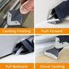 2 Sets 3-in-1 Silicone Caulking Tool Kit with Replaceable Heads, for Sealing, Cleaning & Grout, Home Repair Essential
