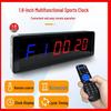 1.8-Inch LED Fitness Timer: 6-Digit Interval Countdown for Boxing and Training