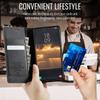 For Samsung Galaxy S25 FE Luxury Wallet Case Retro PU Leather RFID Blocking Card Holder Magnetic Flip Cover Kickstand Shockproof