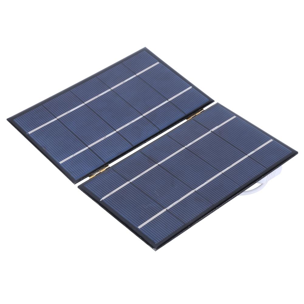 4.8W Portable Solar Panel Folding Lightweight Outdoor Solar Panel Phone Charger