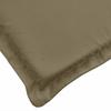 Garden Bench Cushions 2 Pcs Melange Taupe 180 X 50 X 7 Cm Fabric