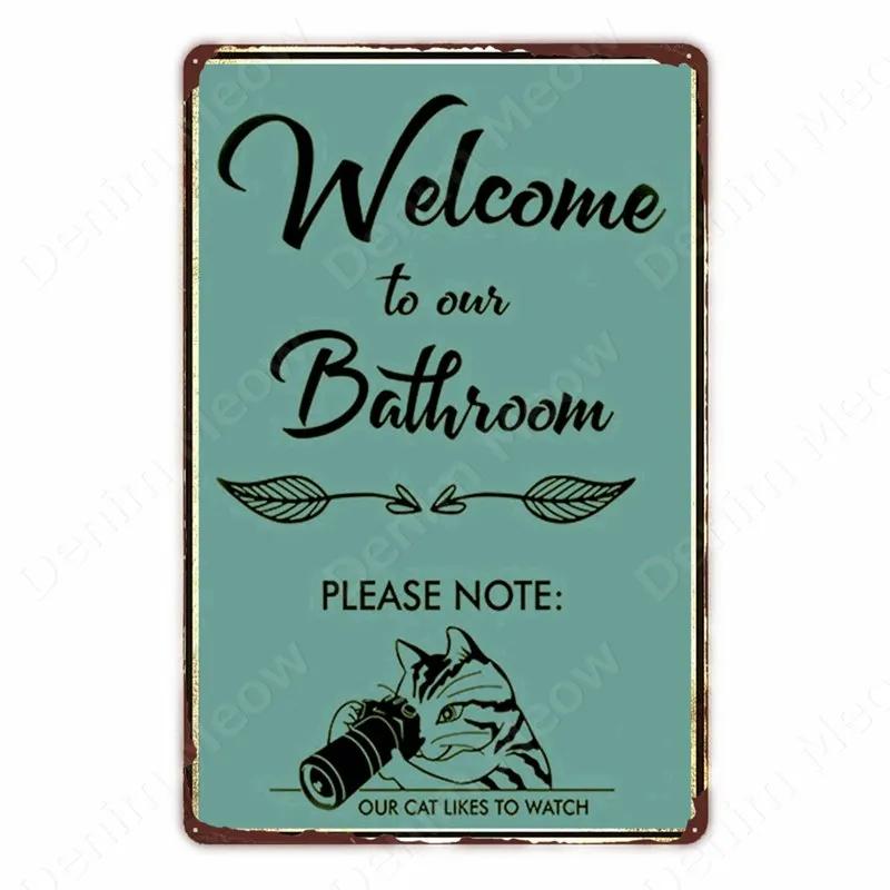 Black Cat Vintage Tin Signs, Funny Metal Art Poster, Wall Decor, Home, Bar, Pub, Cafe, Farm, Bathroom, I Hate Everyone