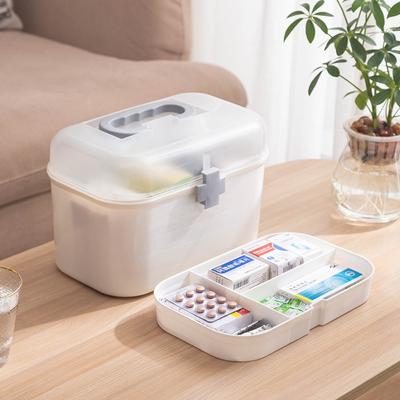 Multi-layer Medicine Cabinet Large Capacity Large Pill Case Practical Large Pill Box  Household