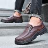 Men's Leather Shoes Slip On Casual Shoes