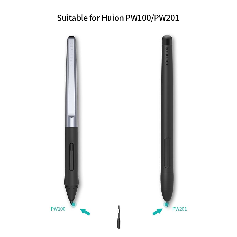 Huion PN04 10pcs Replacement Pen Nibs Graphics Tablet Pen Nibs High quality Wear resistant Pen Nib for Huion PW100 PW201