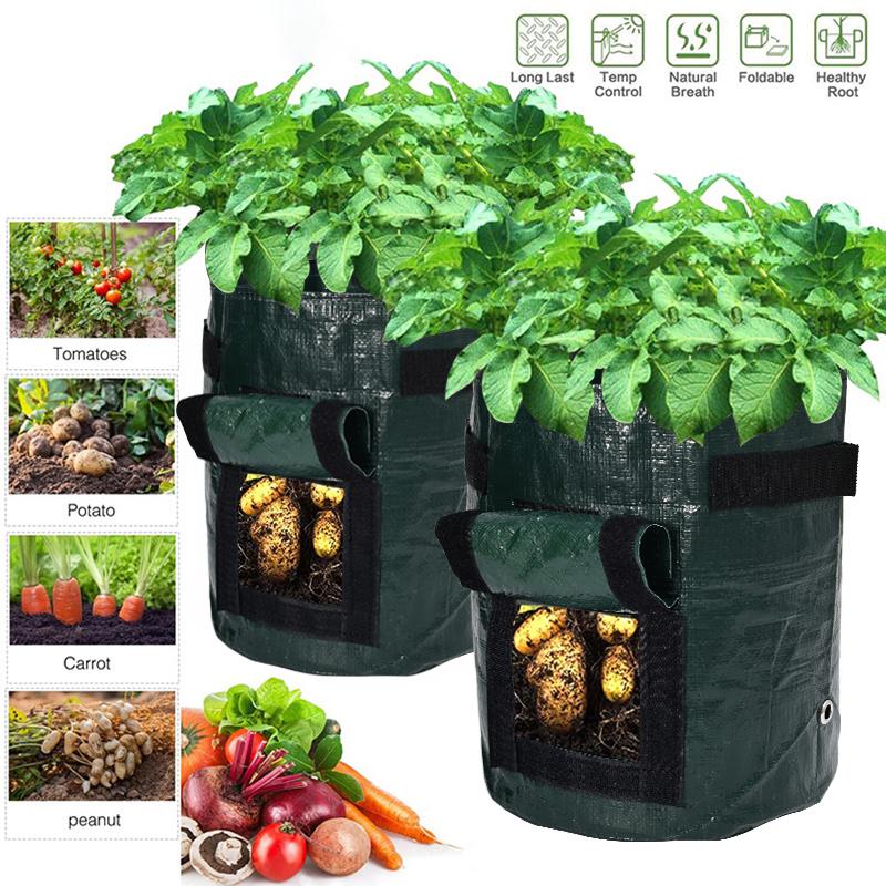 Potato Planting Bag Vegetable Garden Pots Garden Grow Bags Thickened Garden Supplies Vegetable Plant Bag Gardening Accessories