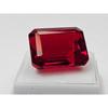 Natural Red Topaz Loose Gemstone Brazilian 40 Ct Emerald Cut for Jewelry Making and Gem Collections