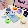 Dopamine Cartoon Eyes MagSafe Silicone Stand with Retractable Airbag