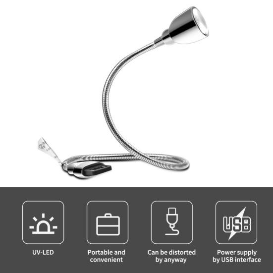 Portable LED UV Ultraviolet Sterilizer Disinfection Light USB Germicidal Lamp