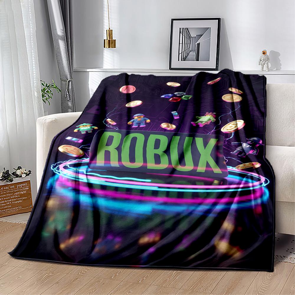 Roblox 68 Coperta Morbida e Accogliente Ottima per Letti Sedie Picnic Uso in Tutte le Stagioni Stampa Digitale Miglior Regalo di Festa per Amici Famiglia