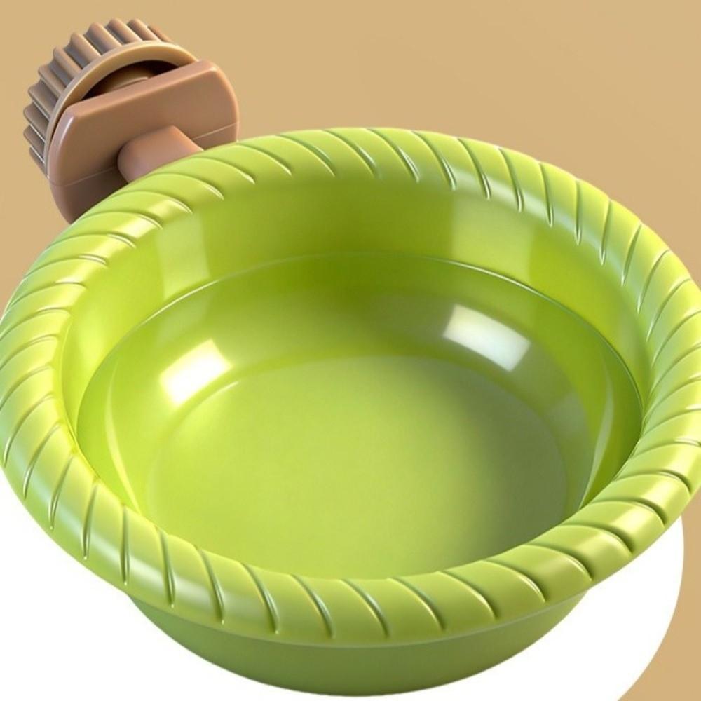 Anti-Splash Parrot Water Bowl Removable Pet Feeder Ledge Bird Cage Bath Tub  Aviary