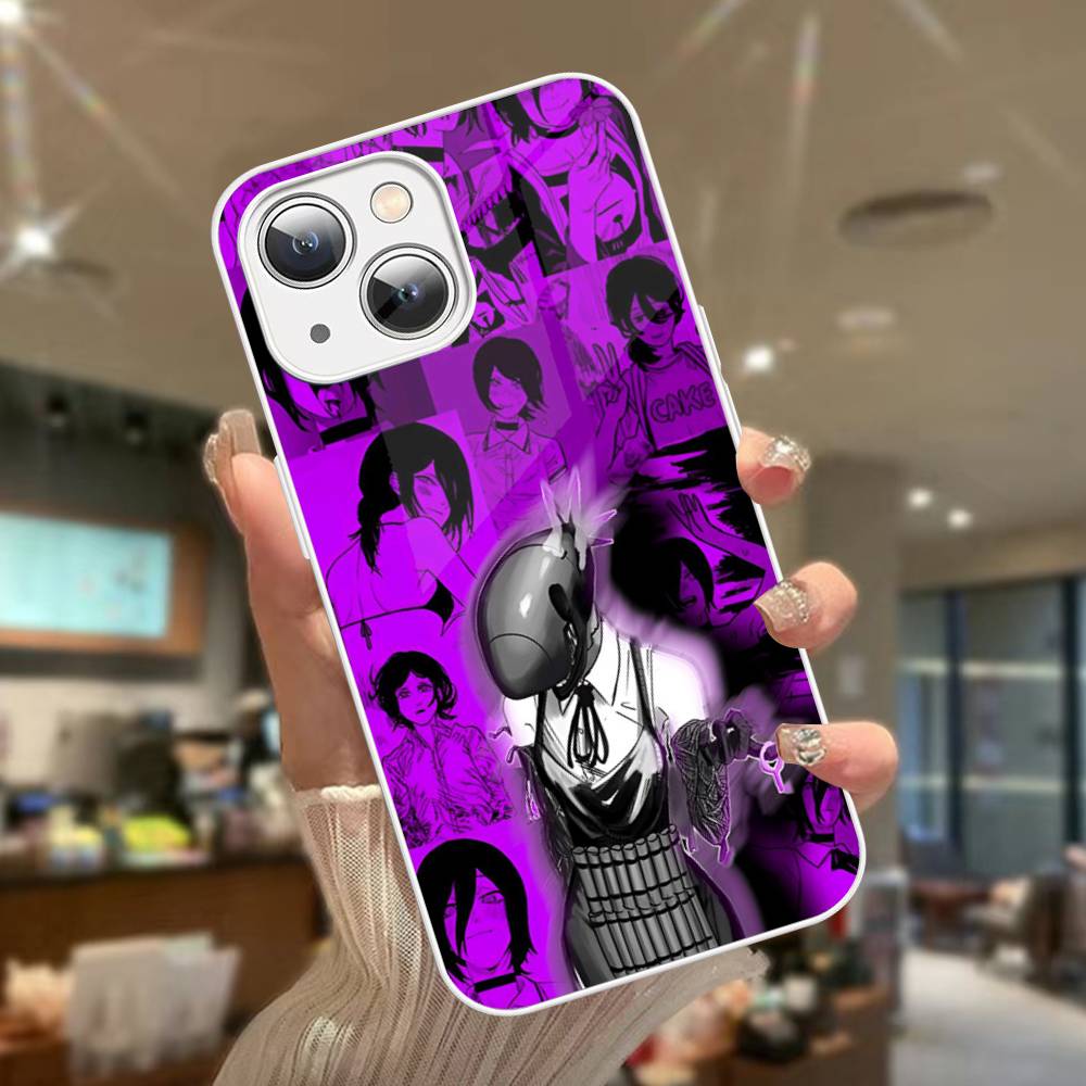 Anime C-Chainsaw Man Tempered Glass For Iphone 14 13 12 11 Pro Mini XS MAX 14Plus X XS XR Cover